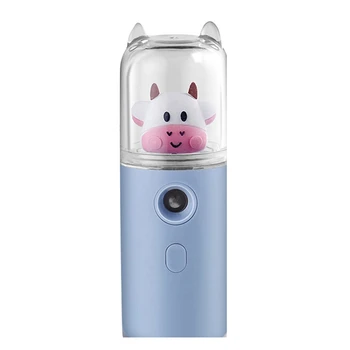 Увлажнитель для коров, Женский Прибор для пополнения воды для макияжа, Портативный USB-Распылитель женских Духов и спирта, Нанораспылитель