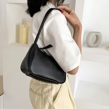 INS Корейская версия женской сумки, популярная в Интернете Нишевая сумка, Новая сумка для подмышек, портативная повседневная сумка, простая и универсальная