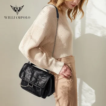 Женская сумка WILLIAMPOLO, модная роскошная сумка через плечо, мягкая s для Bolsos FS209138
