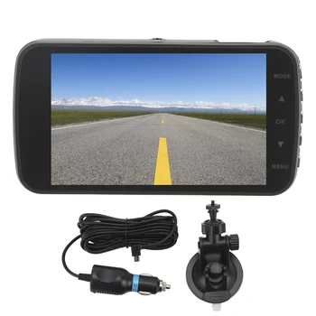 Автомобильный видеомагнитофон с 4-дюймовым IPS дисплеем, автоматический видеорегистратор с гравитационной блокировкой для автомобиля