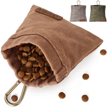 Сумка для закусок для дрессировки собак, дорожная сумка для лакомств для собак, Переносная Маслостойкая сумка-дозатор для корма, прочные аксессуары для домашних животных