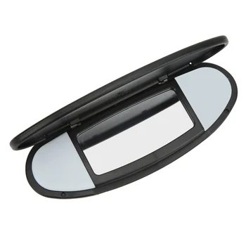 Для автомобиля Mini Cooper Солнцезащитный Козырек Крышка Зеркала для макияжа Крышка Зеркала для BMW MINI R55 R56 R60 2007-2014 51167361833 Черный