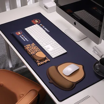 Силиконовая накладка на запястье, клавиатура с эффектом памяти, подставка для рук, Офисная, накладка для запястья большого размера, Гайковертная мышь, настольный коврик