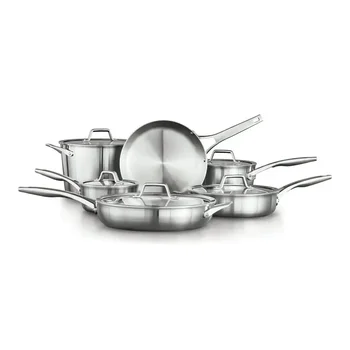  Набор посуды ® Premier ™ из нержавеющей стали, набор из 11 предметов Быстрая доставка