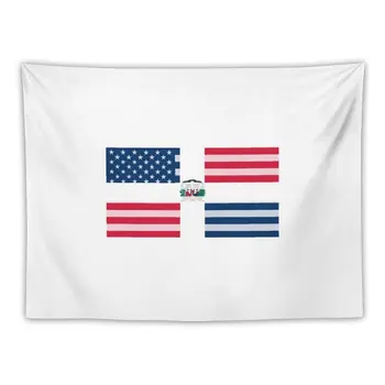Доминиканская Республика Дизайн американского флага, Гобеленовые украшения для стен комнаты, Гобелены, подвесные на стене