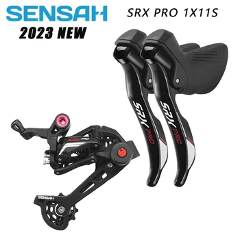 SENSAH SRX PRO 1x11 Скоростной Шоссейный велосипед 11s Road Groupset с переключателем R / L + Задними переключателями передач для гравийных велосипедов Cyclo-Cross