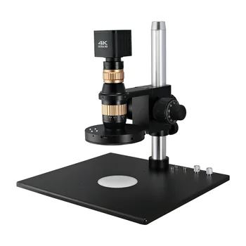 Оптическая Камера 4K 8MP 0.3-2.5X Измерительное Программное Обеспечение Для Пайки печатных Плат Ремонт Телефонных Часов С Монитором Цифровой Микроскоп