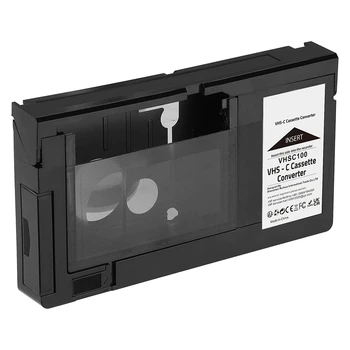 Кассетный адаптер VHS-C Для видеокамер VHS-C SVHS JVC RCA Panasonic Моторизованный Кассетный адаптер VHS Не для 8 мм/Minidv/Hi8 Черный