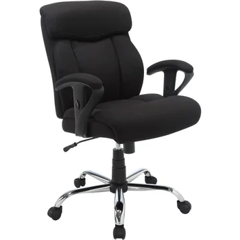 Кресла для конференций, офисное кресло менеджера из большой и высокой ткани, весит до 300 фунтов