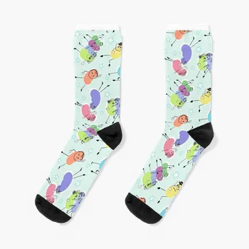 Носки с танцующими почками, забавные носки для женщин, летние носки, женские баскетбольные носки