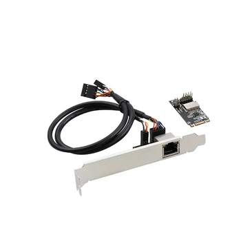 1 комплект адаптера Mini PCI-E для гигабитной сетевой карты RTL8111H PCI Express Mini PCI-E Сетевая карта