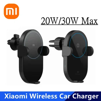 Беспроводное Автомобильное зарядное устройство Xiaomi Мощностью 20 Вт/30 Вт с максимальным Двойным тепловыделением, мощная зарядка электрического автомобильного зарядного устройства, Чувствительное зарядное устройство для мобильного телефона