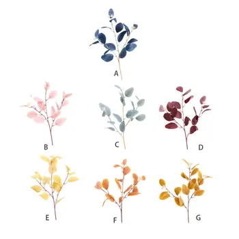 2/3/5 2 раза Насладитесь красотой искусственных листьев эвкалипта В домашних условиях Замечательное украшение Искусственный цветок