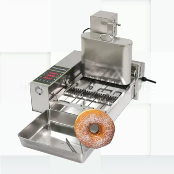 электрическая портативная автоматическая маленькая мини-фритюрница для пончиков непрерывного действия