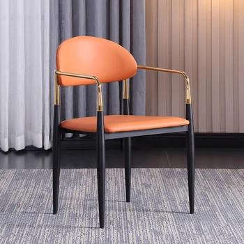 Легкий роскошный стул, обеденный стул, домашний современный минималистичный стул для переодевания, стул для макияжа, стул для переговоров в отделе продаж