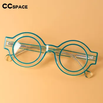 R56499 Новые модные очки для дальнозоркости из ацетата в стиле ретро, Популярные женские Круглые очки для чтения сращенного цвета +1.00 +2.00 +3.00
