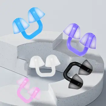 Затычки для носа для плавания Удобная Силиконовая Защита для носа Многоразовый Водонепроницаемый Зажим для носа для плавания Профессиональное Плавание Дайвинг Серфинг