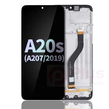 Сенсорный ЖК-дисплей с заменой рамки для Samsung Galaxy A20s (A207 /2019) (пакет обновления) (черный)