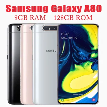 Samsung Galaxy A80 С двумя Sim-картами A805F / DS Глобальная Версия 8 ГБ оперативной памяти 128 ГБ Восьмиядерного процессора 6,7 