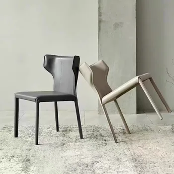 Роскошный обеденный стул с седлом в скандинавском стиле, Французский Итальянский минималистичный ресторанный стул, Современная простая мебель для дома Sillas WKDC