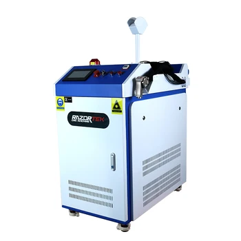 Волоконно-лазерная машина для очистки металлических материалов Razortek мощностью 1000 Вт 1500 Вт 2000 Вт 3000 Вт Портативная лазерная машина для очистки от ржавой краски