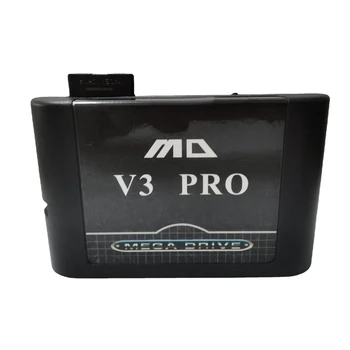 1 ШТ 1500 В однойфлэш-карте EDMDS V3 Pro Китайская версия Md Игровая кассетная карта для игровых консолей Sega Черный