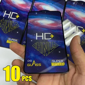 10шт HD + Закаленное Стекло Полное Клеевое Покрытие OG Super Speed Защитная Пленка Для Экрана Samsung Galaxy A03 A13 A23 A33 A53 A73
