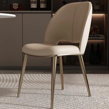 Стол в скандинавском стиле, стулья для столовой, эргономичная кухня, свадебные современные стулья, белая мебель для столовой
