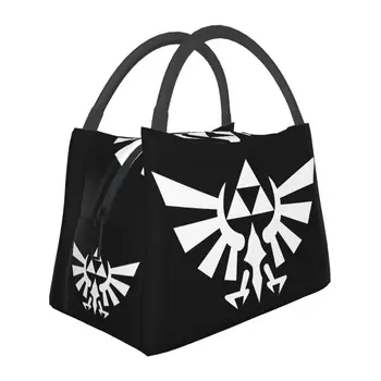 Изолированная сумка для ланча The Legend Of Zeldas для женщин, водонепроницаемый термоохладитель для аниме-игр, касса для бенто, для пикника и путешествий