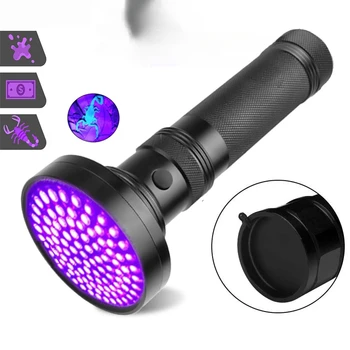УФ Edc Светло-фиолетовый свет Blacklights 395nm ультрафиолетовый портативный фонарик со светодиодной подсветкой для обнаружения мочи домашних животных