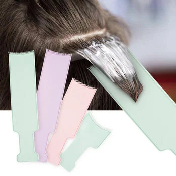 Planche de Coloration des Cheveux en PVC Accessoires de Coiffure Plaque de Teinture Portable Brosse de Coloration pour Barbier