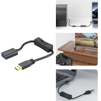Удлинительный кабель USB3.0 с удлинительным шнуром USB от мужчины к женщине, линия синхронизации данных для светодиодного стола USB-вентилятора