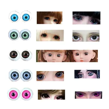Кукольный глаз Kawaii, 40 предметов/лот, детские игрушки, Миниатюрные аксессуары, Бесплатная доставка, 12 ММ Глаза для Барби, животное, сделанное своими руками