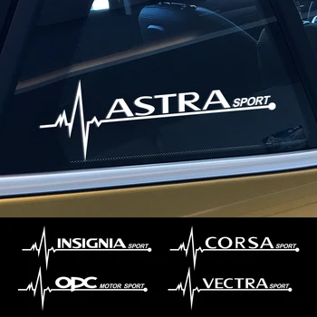 Для Opel OPC Astra J H G K Corsa D B E Insignia Mokka Vectra B 2 шт. Автомобильные Наклейки Отделка Боковых Окон Наклейки Аксессуары Для Автодекора