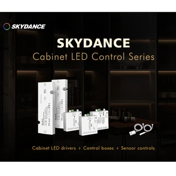 Skydance 12V 6CH RF & Sensor Синхронный Затемненный/Одноцветный/CCT Блок Управления Мощностью 60 Вт Ультратонкий Светодиодный Драйвер Постоянного Напряжения