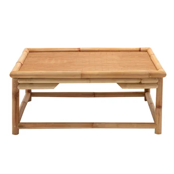 Винтажная мебель из натурального бамбука и ротанга для помещений Напольный столик Квадратный Татами в азиатском стиле Кофейная Гостиная Низкий Чайный столик