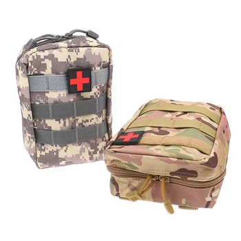 1 шт. Тактическая поясная сумка Военная быстроразъемная аптечка первой помощи Медицинские Принадлежности для кемпинга Охоты выживания на открытом воздухе