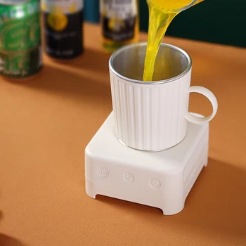 Электрический охладитель стаканов для напитков Портативный Нагреватель охлаждающей чашки для напитков с одним сенсорным переключателем 36 Вт для кофе, чая, молока, пива, сока, вина