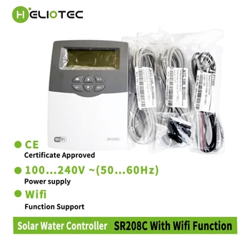 Контроллер солнечной подачи воды SR208C с функцией Wi-Fi для сплит-системы солнечного обогрева