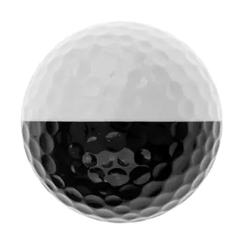 Профессиональный мяч для гольфа - мягкие резиновые мячи 42,6 мм -черно-белый Tai