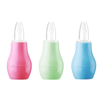 Силиконовый очиститель для носа Вакуумная присоска Назальный аспиратор для младенцев