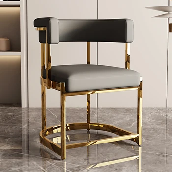 Обеденные стулья с поролоновой обивкой, водонепроницаемые французские дизайнерские стулья для гостиной, роскошный акцент декора комнаты Silla Comedor