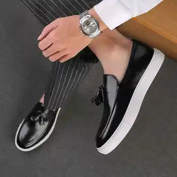 Дизайнер для ведущих брендов Мужские кроссовки Люксовый бренд 2023 Размер 7.5 Обувь для мужчин Бренды 2023 Мужская кожаная обувь Мужские ботинки Теннис