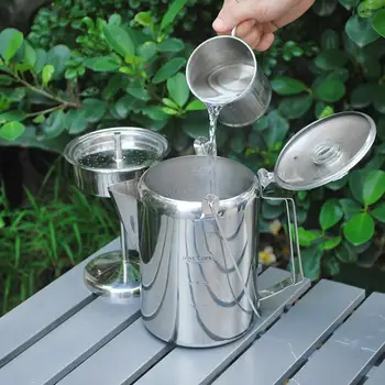 Портативная походная Кофейная чашка с французским фильтром Кофеварка Кухонная посуда