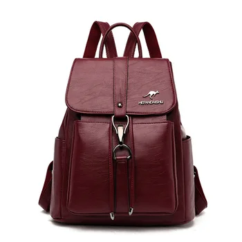 Роскошные Классические женские рюкзаки, Высококачественный Молодежный Кожаный рюкзак для девочек-подростков, женская школьная сумка, дорожный рюкзак, сумка для книг