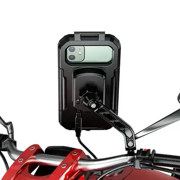 Универсальная сумка для топливного бака мотоцикла, Магнитная Прозрачная сумка для топливного бака, сумка для мобильного телефона, чехол для держателя мобильного телефона, водонепроницаемая