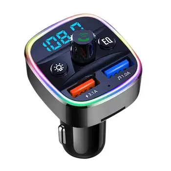 Портативное автомобильное зарядное устройство для зарядки 12-24 В, USB-адаптер для телефона, быстрая зарядка, двухпортовое эффективное быстрое зарядное устройство для большинства автомобилей