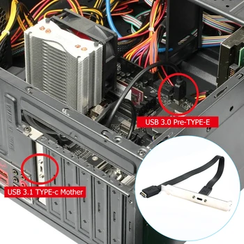 10 Гбит/с Разъем USB 3.1 Type C на передней панели Тип E Разъем кабеля материнской платы Компьютерные Аксессуары