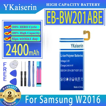 Аккумулятор YKaiserin EB-BW201ABE EBBW201ABE 2400mAh для Samsung W2016 Mobile Phone Bateria