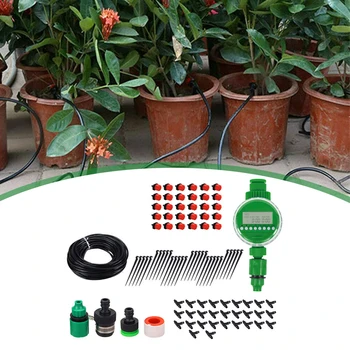Наборы для микроавтоматического полива, портативные наборы для полива в саду, многоцелевые самоавтоматические регулируемые капельницы для сада бонсай